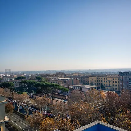 Sky Terrace - Panoramic View Near Trastevere - Homes Appartamento Roma